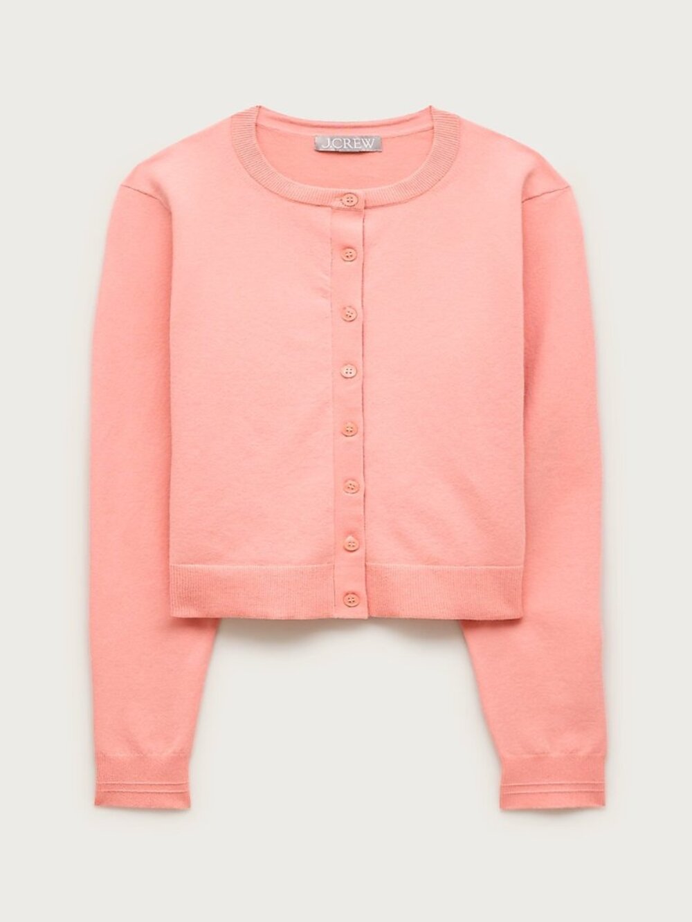 J. Crew Jackie Cardigan in Light Coral
